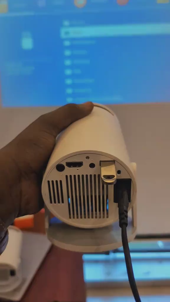 🎬 Projecteur Portable HY300 – Image géante partout en 10 secondes